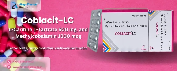 Coblacit-LC (L-Caritine L-Tartrate 500 mg. & Methylcobalamin 1500 mcg.) tablets