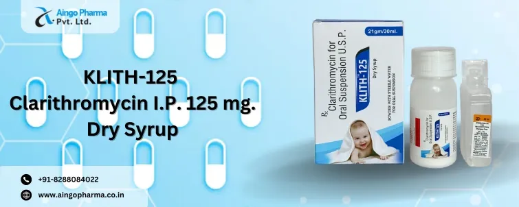 Klith-125 clarithromycin-125 mg dry syrup