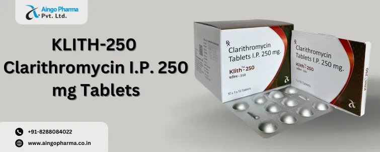 Klith-250 clarithromycin ip-250 mg