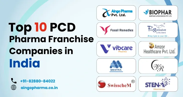 Top 10 PCD Pharma Franchise Companies in India