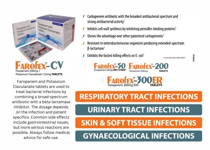 Faropenem and Potassium Clavulanate Tablets