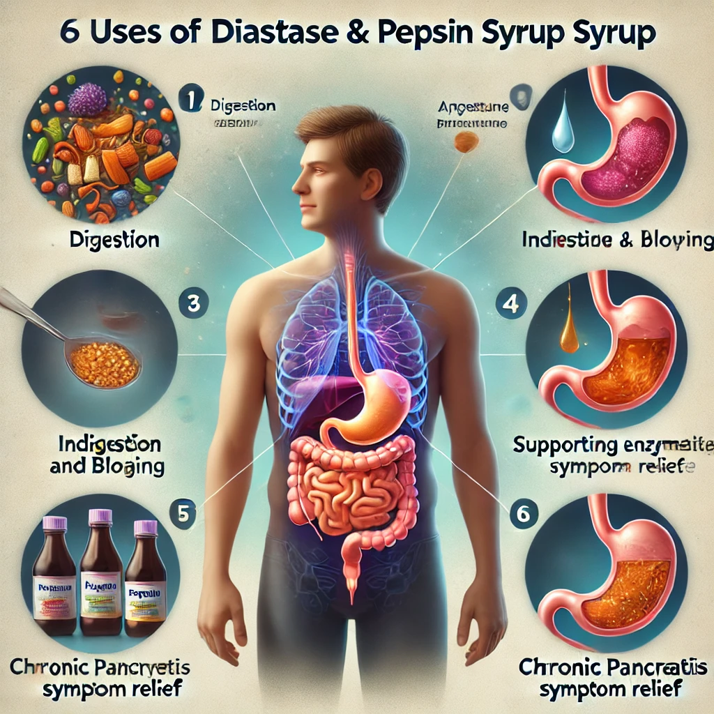 Diastase and Pepsin Syrup Uses