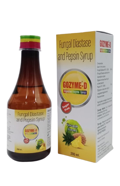 Digestive Enzyme Syrups in Drugs - GOZYME-D