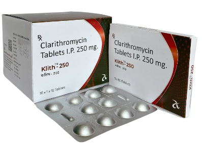 Clarithromycin 250 mg (Klith 250) 