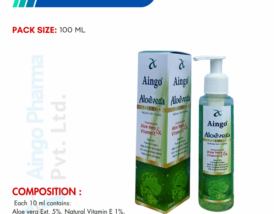 Aingo Aloe Vera Face Wash