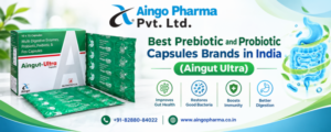 Best Prebiotic and Probiotic Capsules Brands in India (Aingut Ultra)